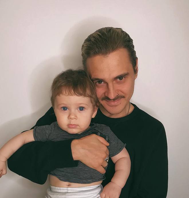 Илья Прусикин с сыном Добрыней