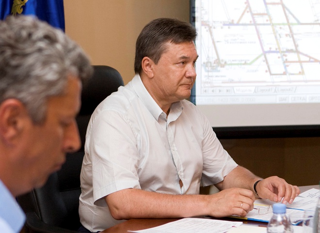 Виктор Янукович в Суходольске