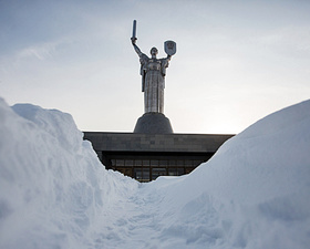 Киев в снегу