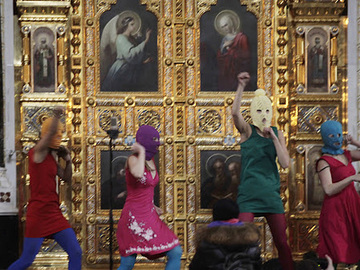 Pussy Riot фото клип богородица