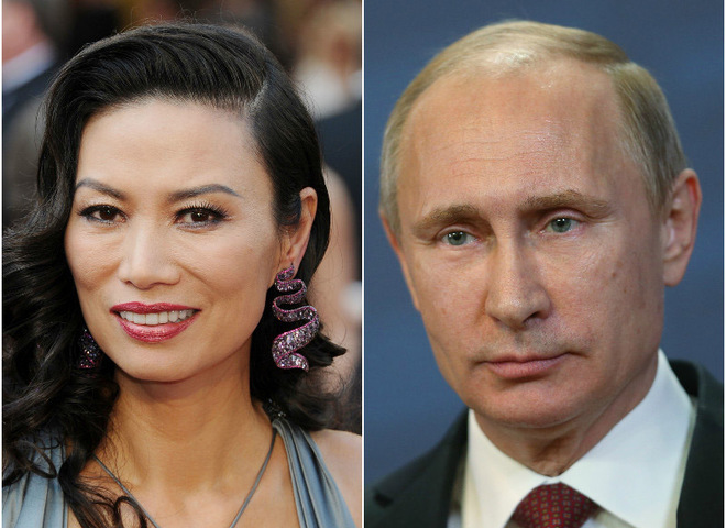 Владимир Путин и Венди Денг