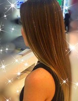 Модная прическа 2017 — золотые нити в волосах