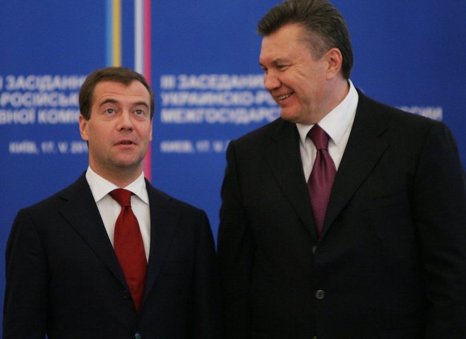 Янукович Медведев