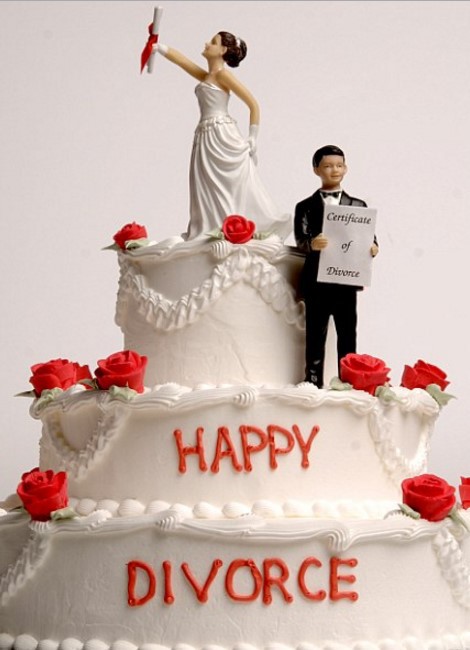 Креативные торты для разводов