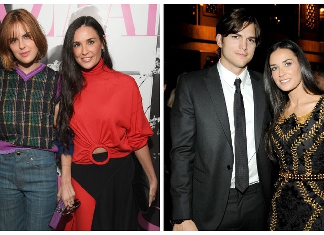 Дочка Демі Мур поділилася рідкісними коментарями про колишнього вітчима Ештона Катчера