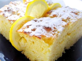 Лимонные пирожные