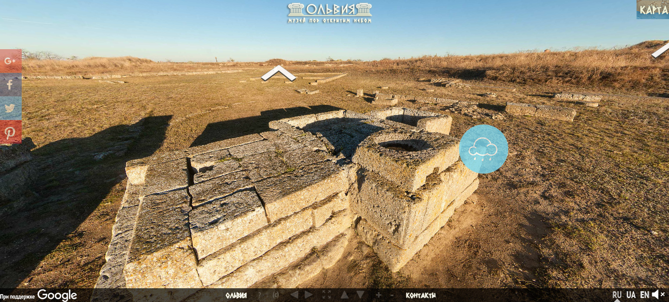 Google запустив віртуальний тур стародавньою Ольвією