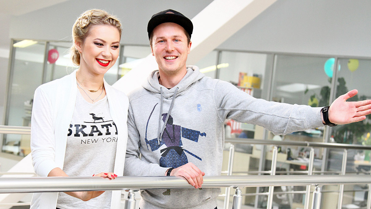 Дима Обризан и Полина Логунова