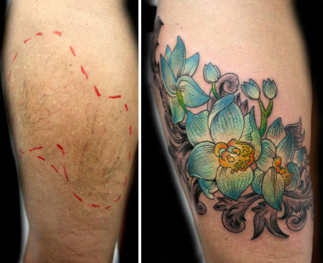 Мастер татуировок Флавия Карбальё делает бесплатные тату пострадавшим женщинам
