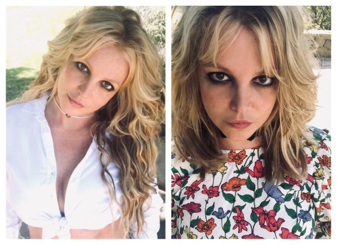 Бритни Спирс остригла волосы