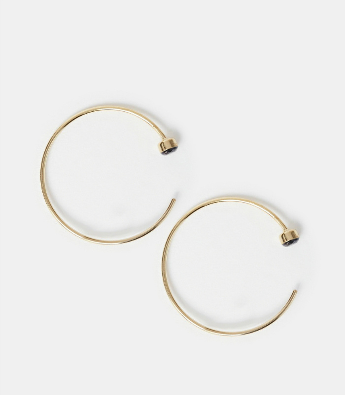 Модный тренд: круглые серьги