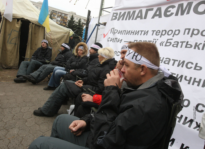 Тимошенко встретилась с голодующими
