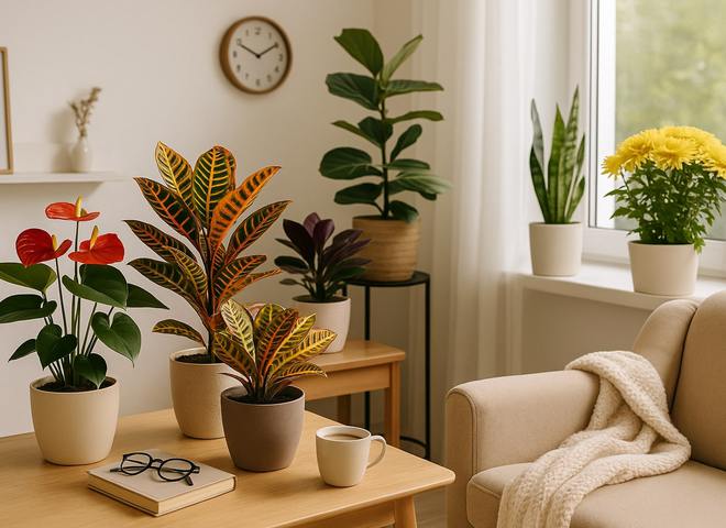 Кімнатні рослини, що найкраще прикрашають інтер’єр восени