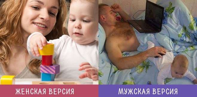 Взгляд на вещи мужчиной и женщиной