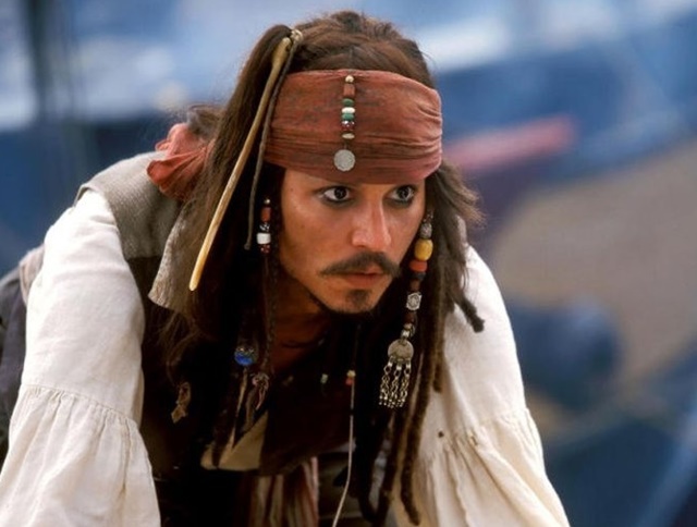 Джонні Депп у фільмі "Пірати Карибського моря"
