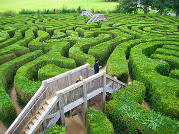 Самые запутанные лабиринты: Longleat Hedge, Уорминстер, Англия