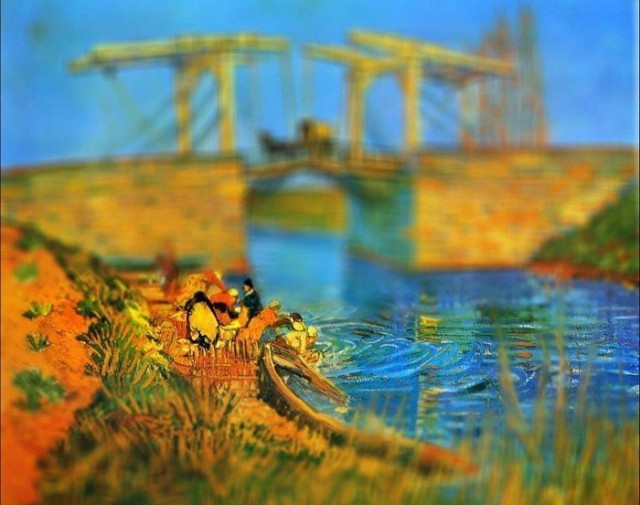 Обалденные полотна Ван Гога, снятые на фотокамеру с эффектом tilt-shift