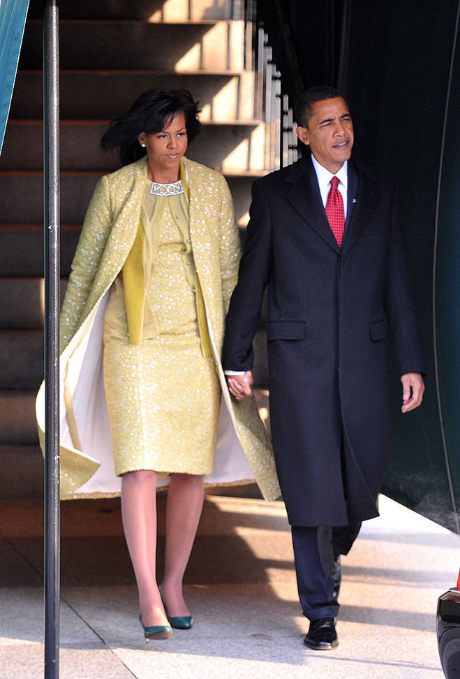 Мишель и Барак Обама в 2009 году