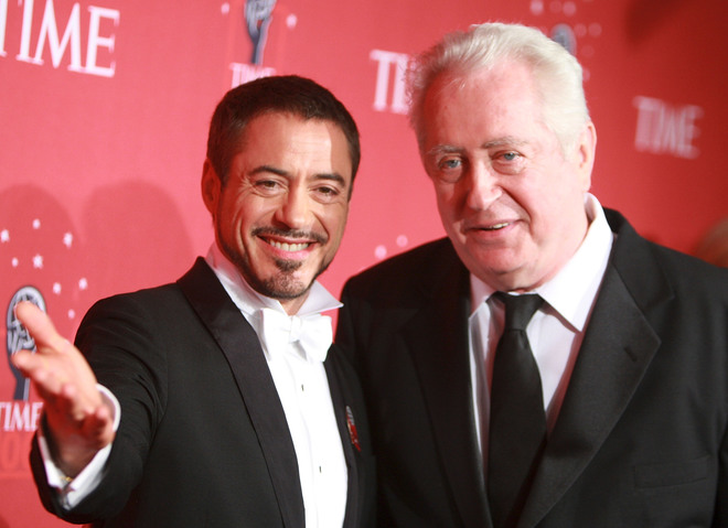 Роберт Дауні з сином