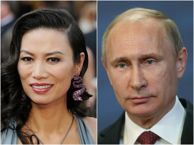 Владимир Путин и Венди Денг