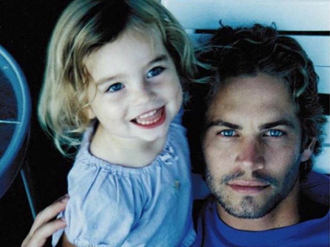Пол Уокер с дочерью