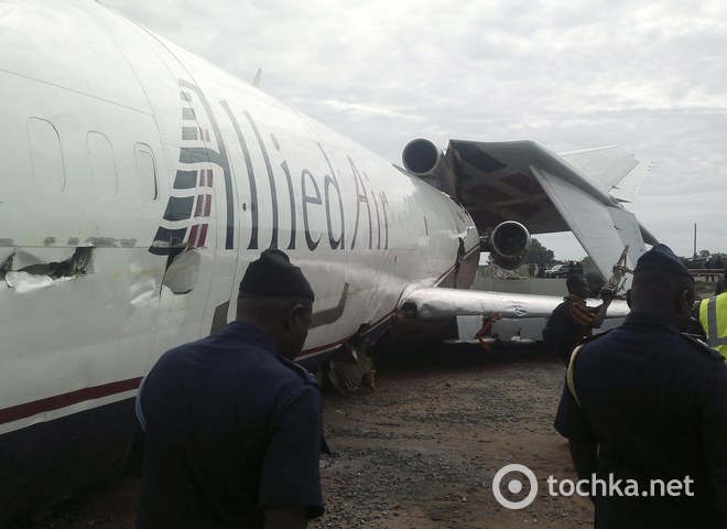 Катастрофа с участием самолета в Гане