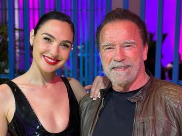 Арнольд Шварценеґґер заінтригував публіку зустріччю з Ґаль Ґадот