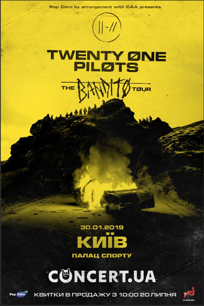 TWENTY ØNE PILØTS выступят в Киеве