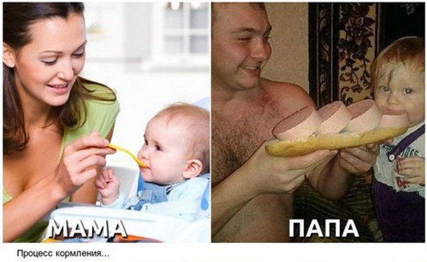 Мама vs Папа