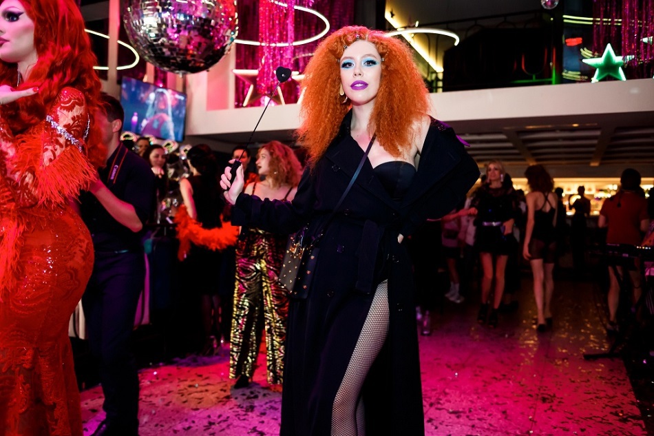 Алла Костромичева в день своего рождения показала Киеву нью-йоркский эпатаж