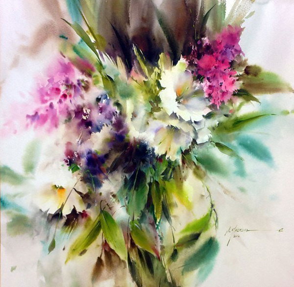 Акварельные шедевры Mohammad Yazdchi