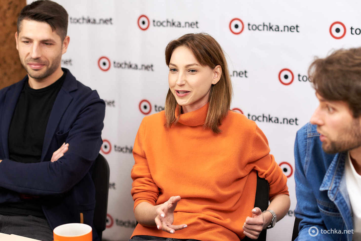 Актеры и сопродюсер фильма "Побачення у Вегасі"