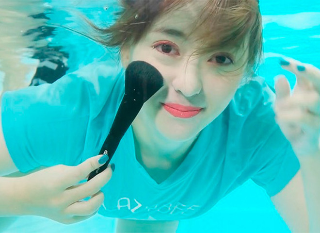 макияж под водой