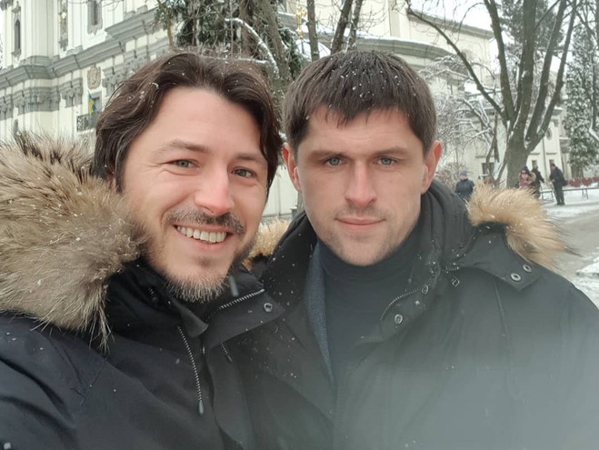 Сергей Притула с братом