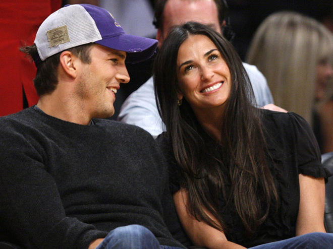 Ештон Катчер, Демі Мур