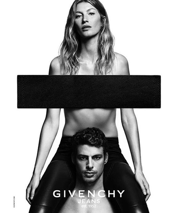 Жизель Бюндхен в кампейне Givenchy Jeans 2016