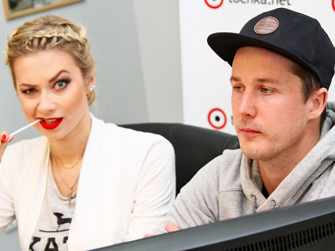 Дима Обризан и Полина Логунова
