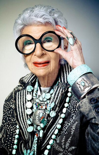 92-летняя Айрис Апфель - самая экстравагантная женщина в мире моды