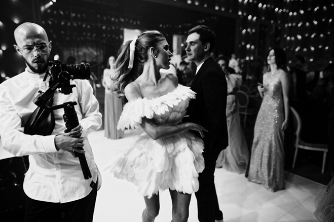 Катя Гуменюк у весільній сукні