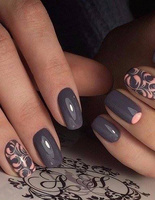 Гарний манікюр на Новий рік 2016