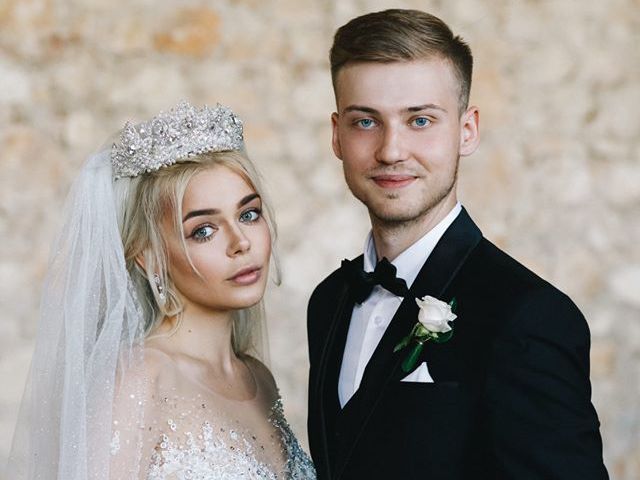 Алина Гросу с мужем Александром