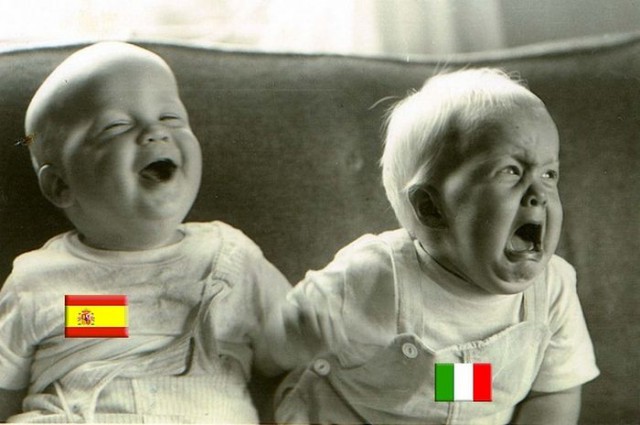 Прикол про Испанию и Италию