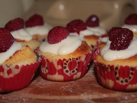 Творожные маффины.