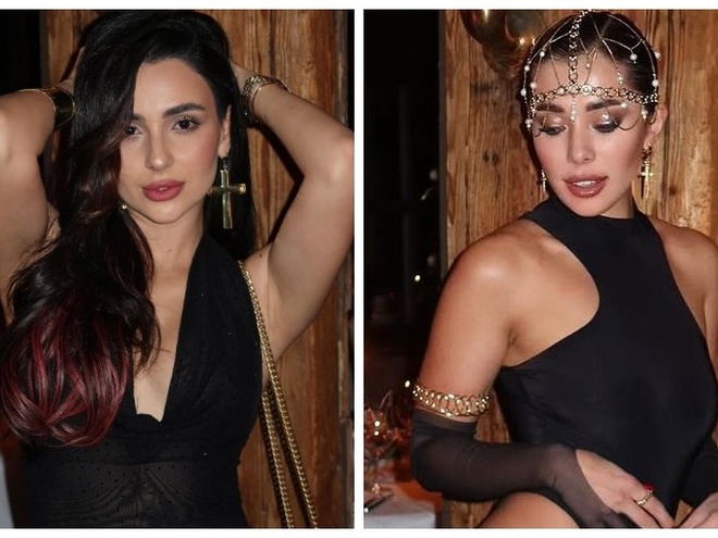 Трінчер у компанії Неплях зустріла Новий рік у Куршевелі