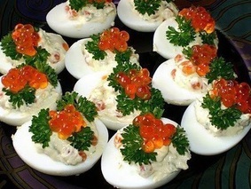 Фаршированные яйца 