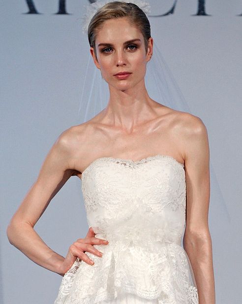 Свадебный макияж - показ Marchesa