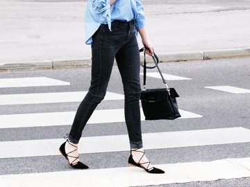 З чим носити чорні джинси: 6 ідей від стрітстайл-знаменитостей