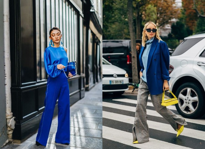 Настоящий синий — модный цвет на осень 2020