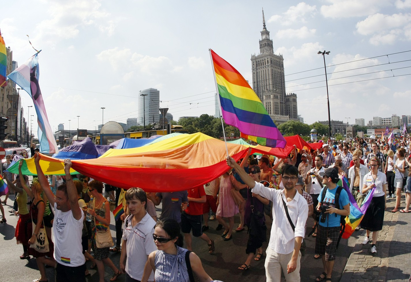 Thousands March In Warsaw Gay Pride Parade