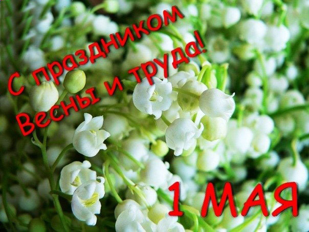 С праздником весны и труда